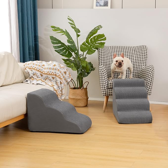4-Step Dog Stairs - Curved Steps