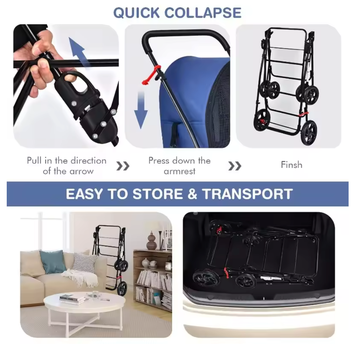Double Decker Dog Stroller