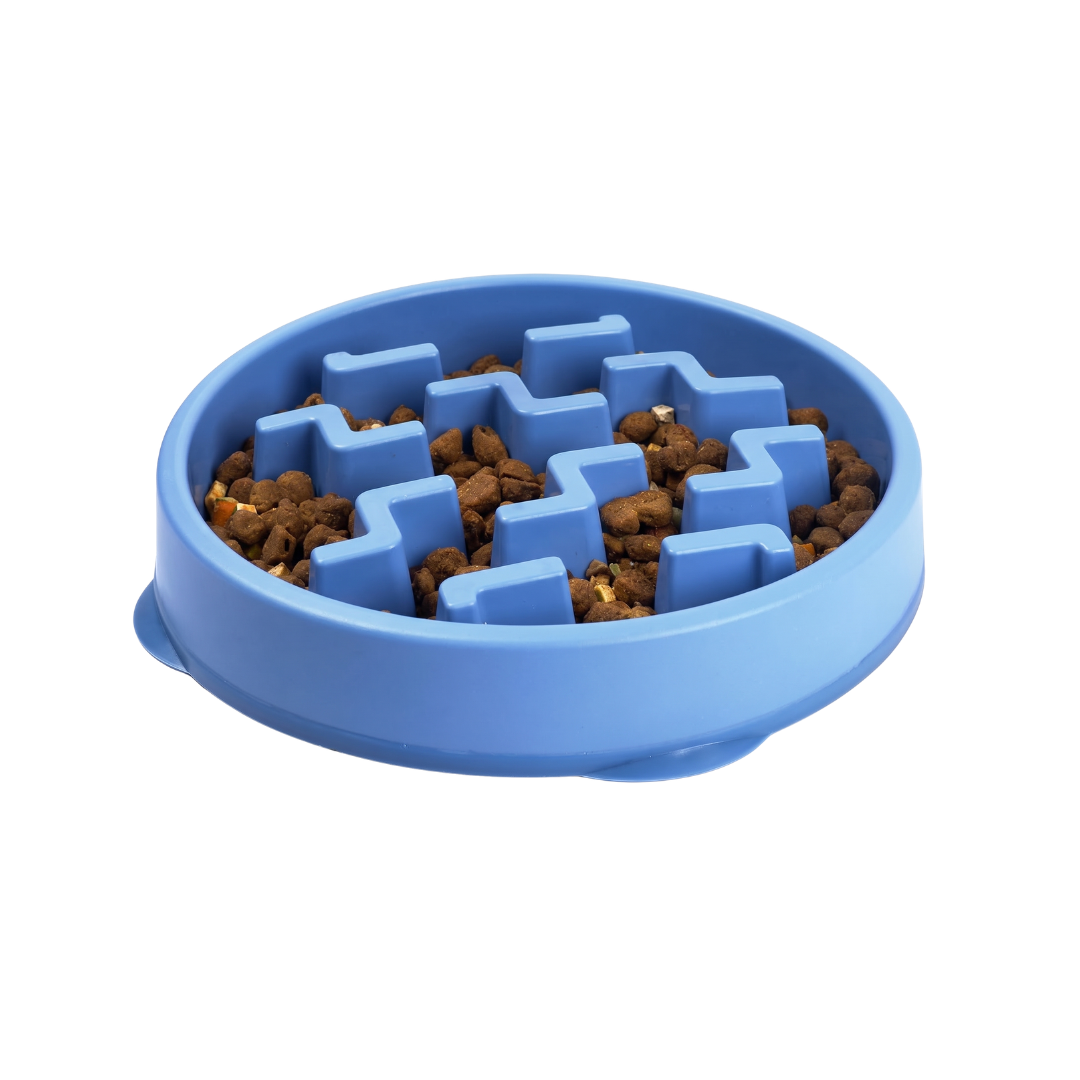 Plastic Slow Feeder Dog Bowl