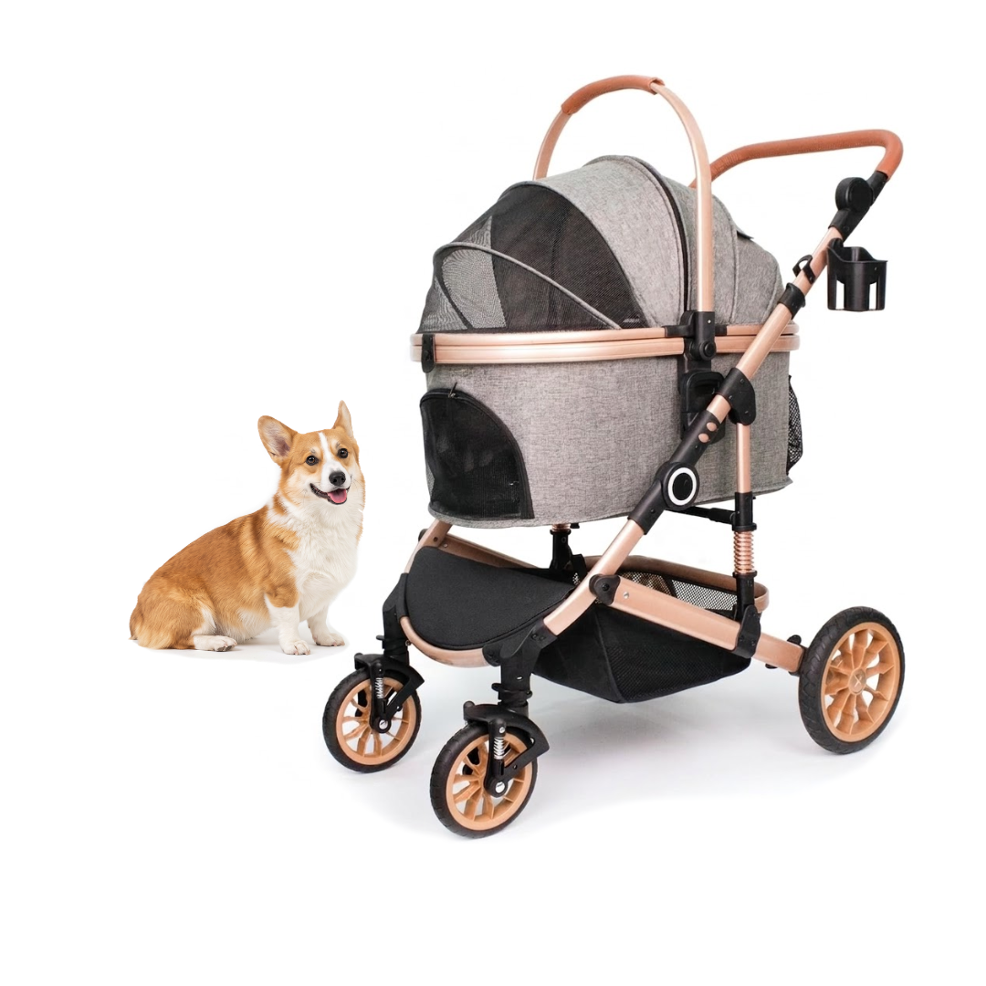Luxe 4-Wheel Dog Stroller