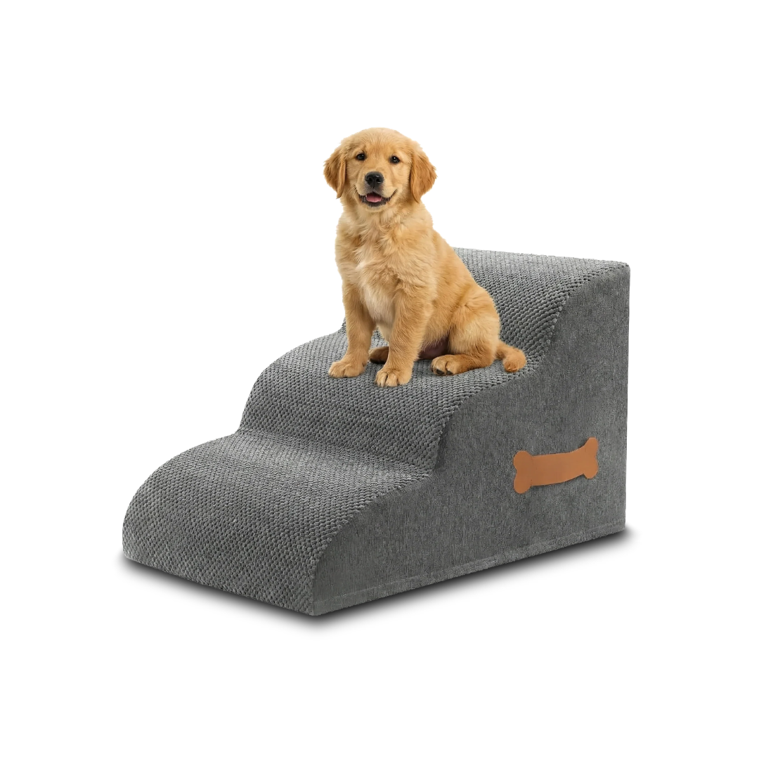Curved Foam Dog Stairs