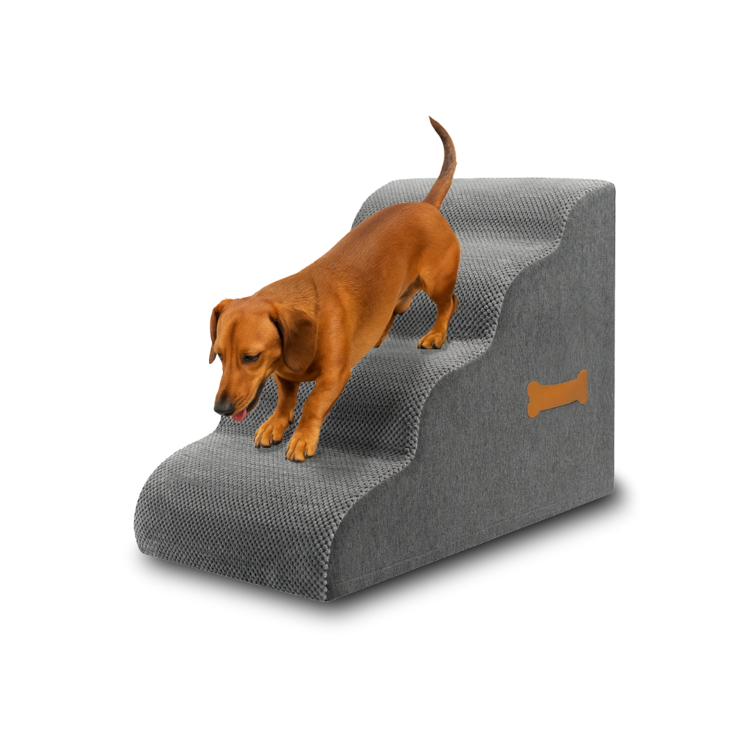 Curved Foam Dog Stairs