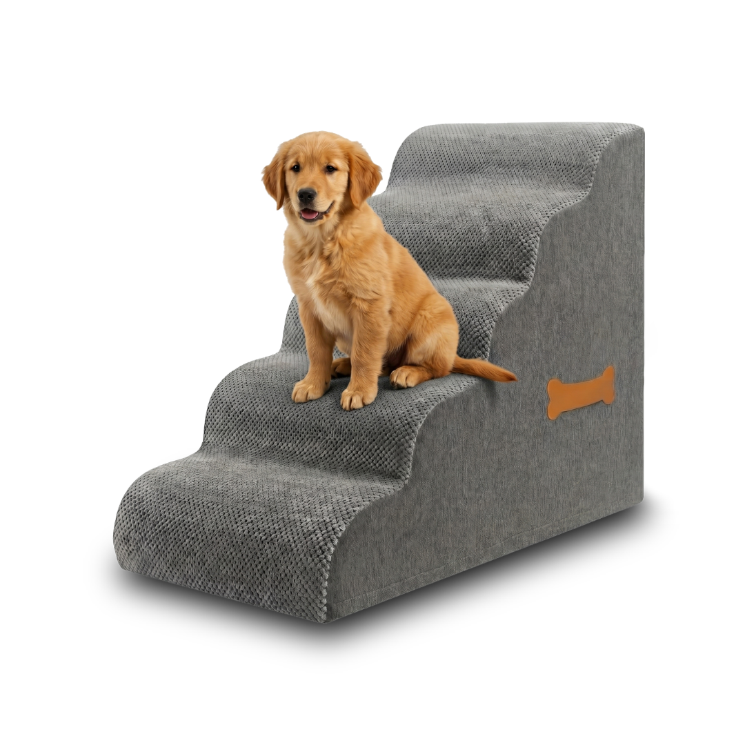 Curved Foam Dog Stairs