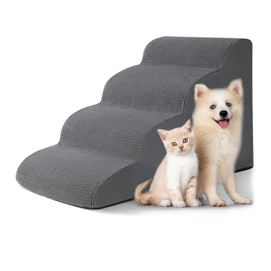 4-Step Dog Stairs - Curved Steps