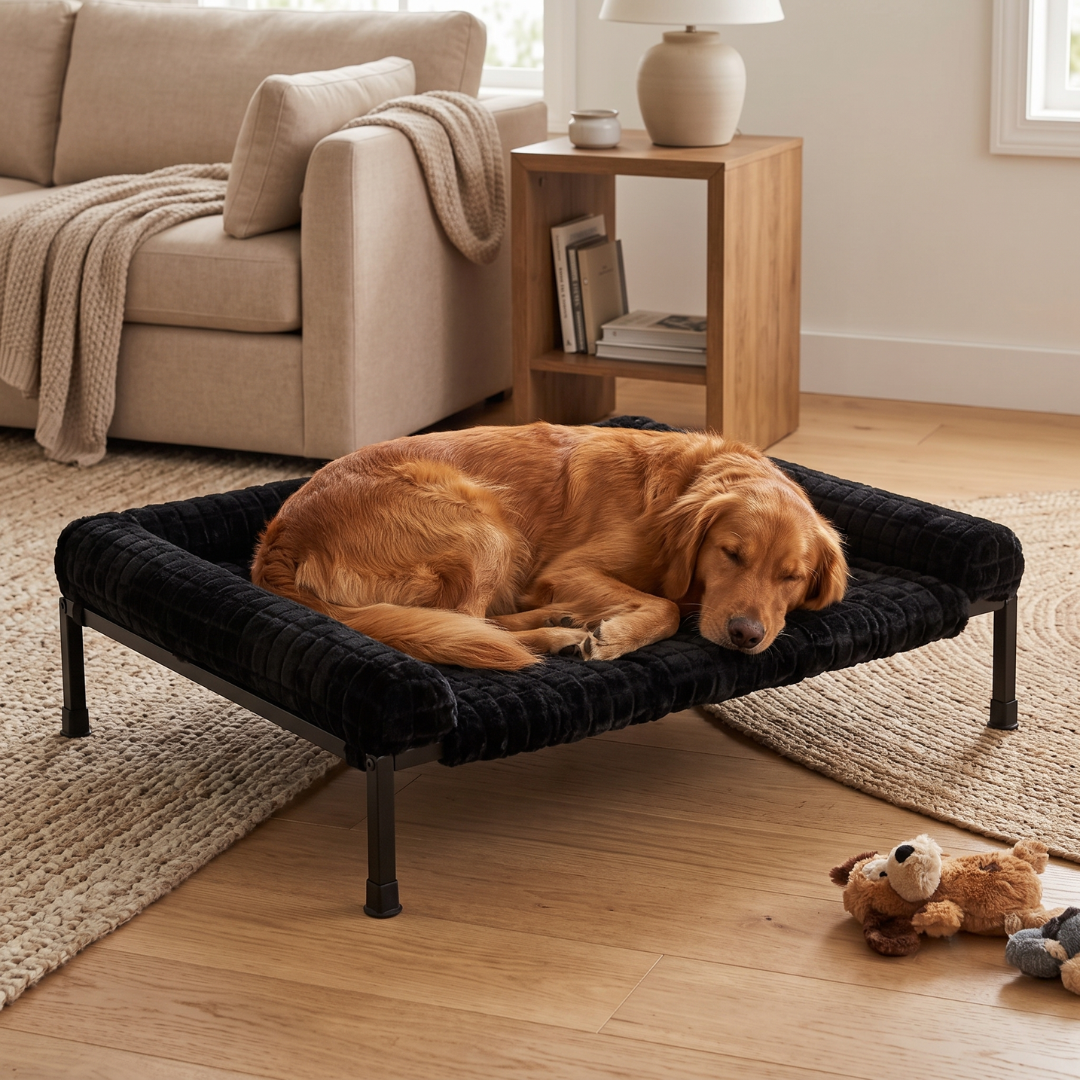 Luxe Elevated Dog Bed