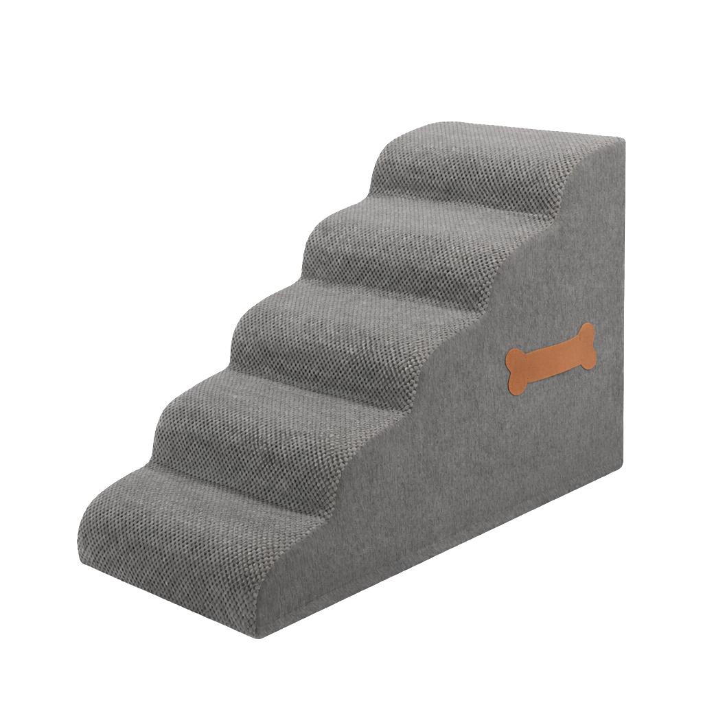 Curved Foam Dog Stairs