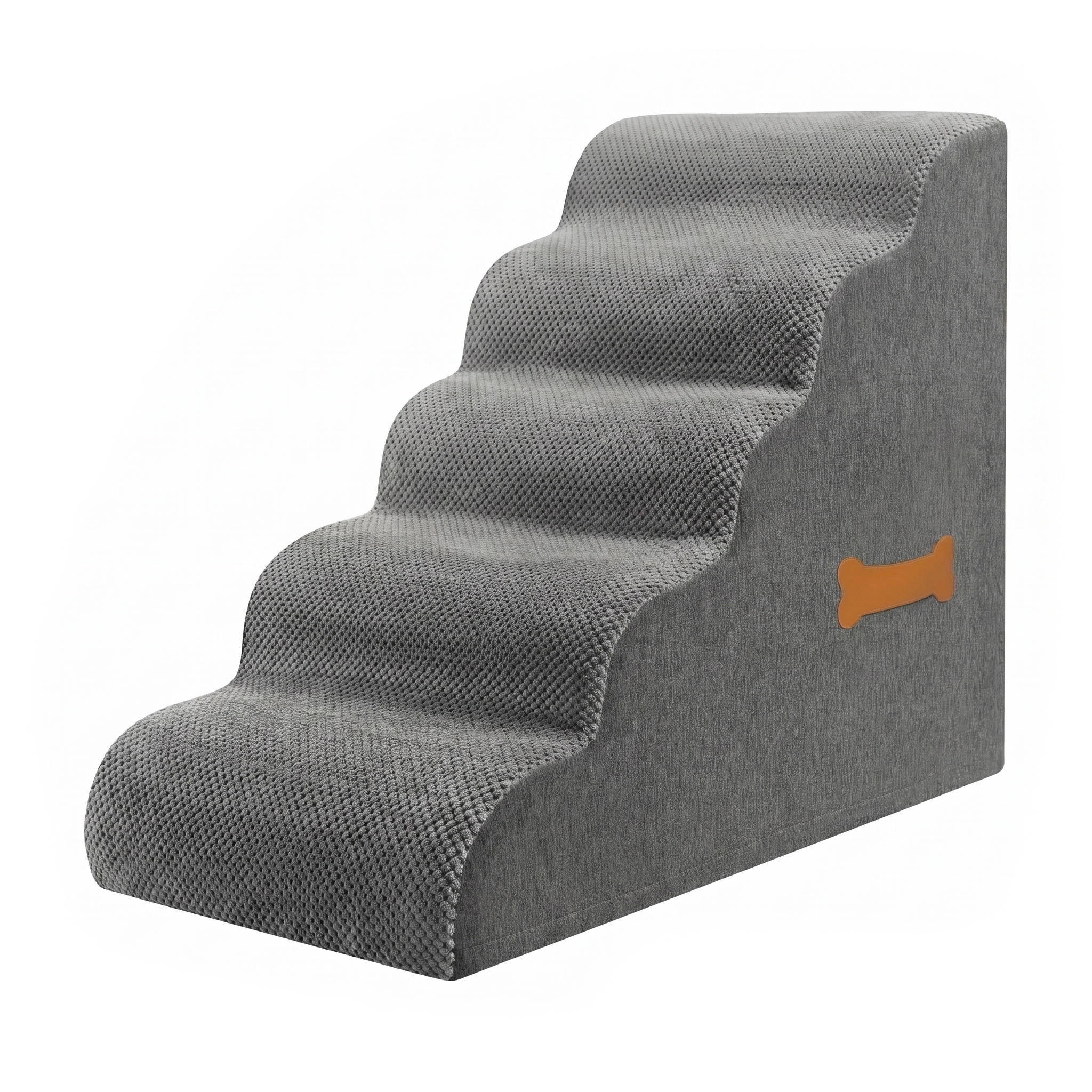 Curved Foam Dog Stairs