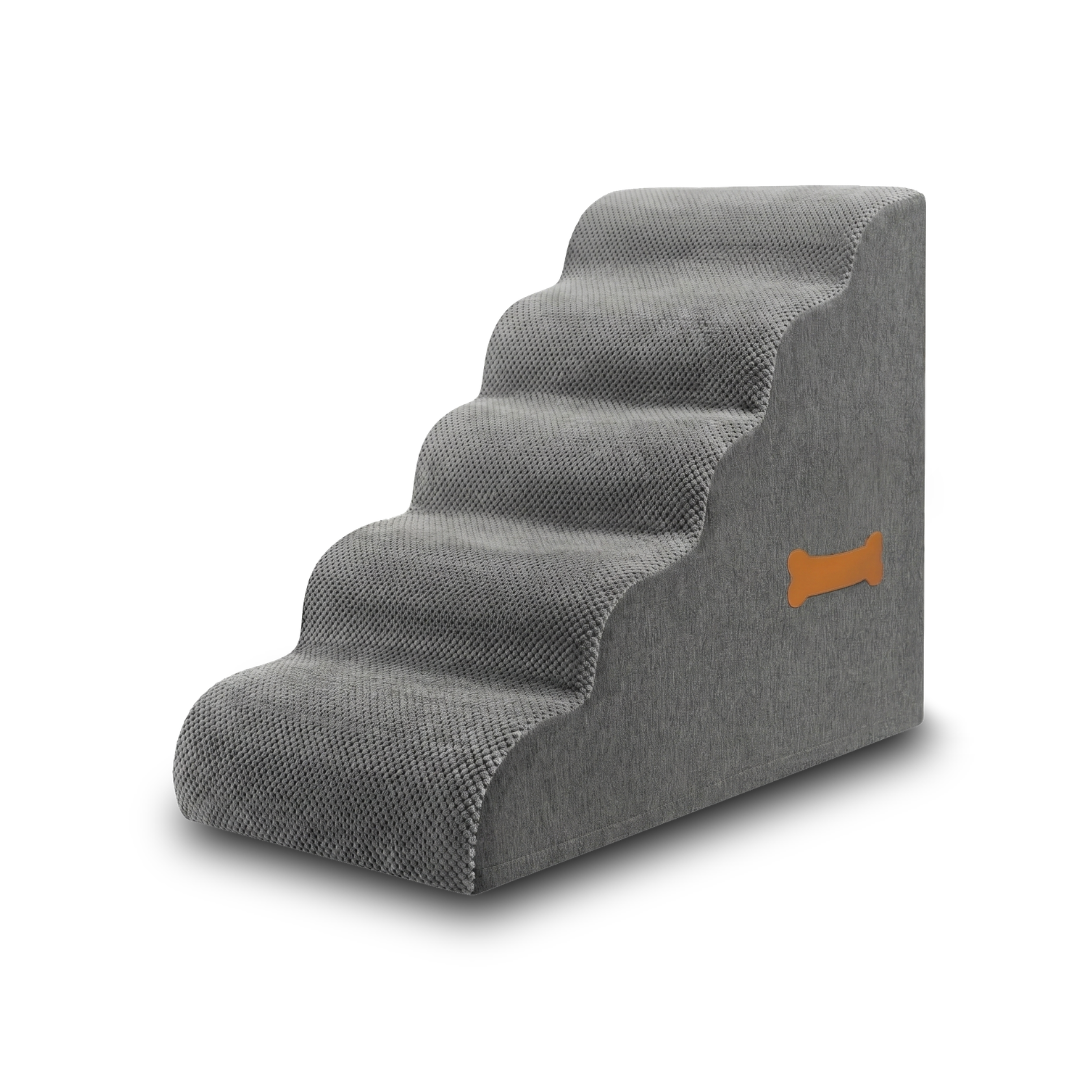 Curved Foam Dog Stairs