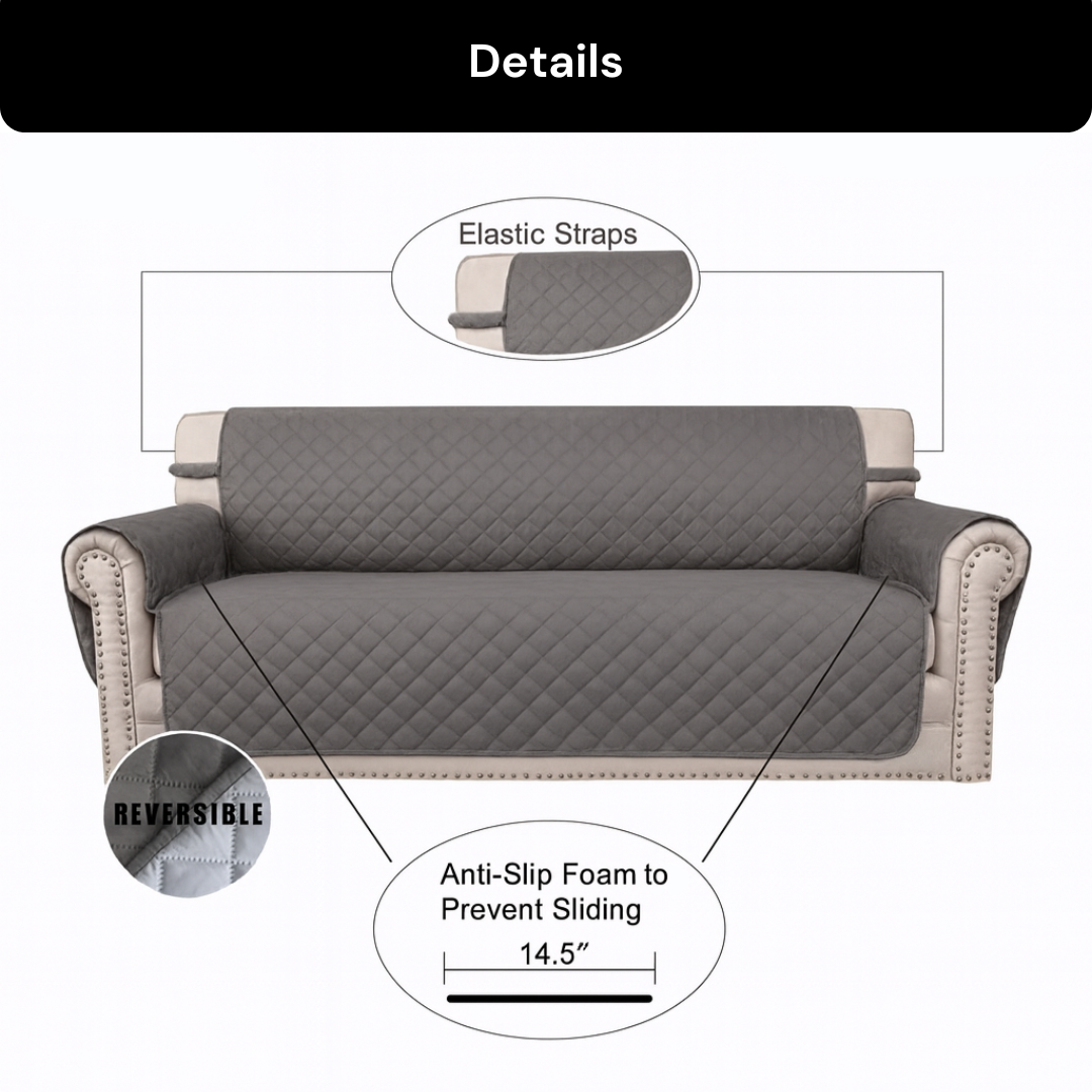 Water Resistant Couch Cover - Medium Loveseat