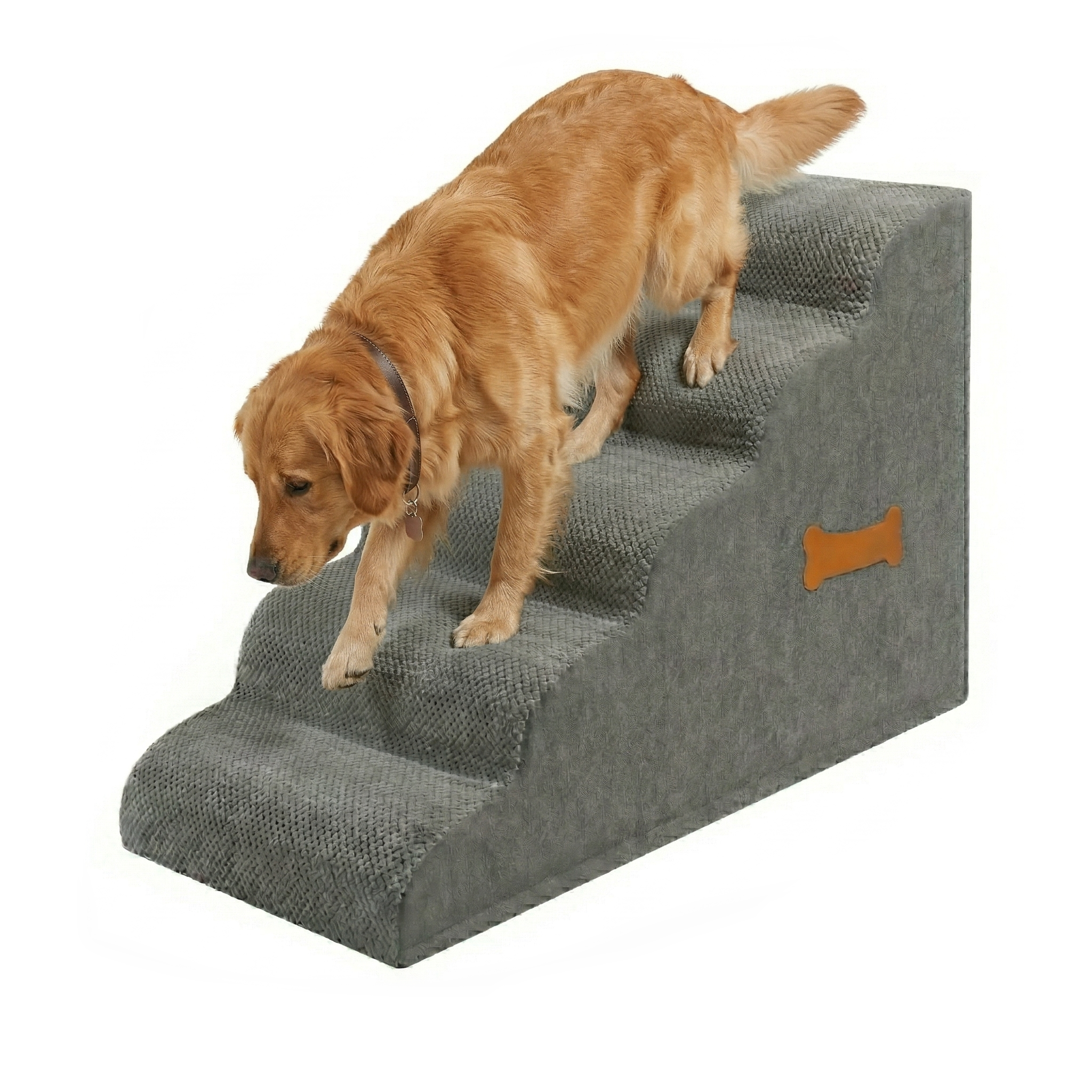 Curved Foam Dog Stairs