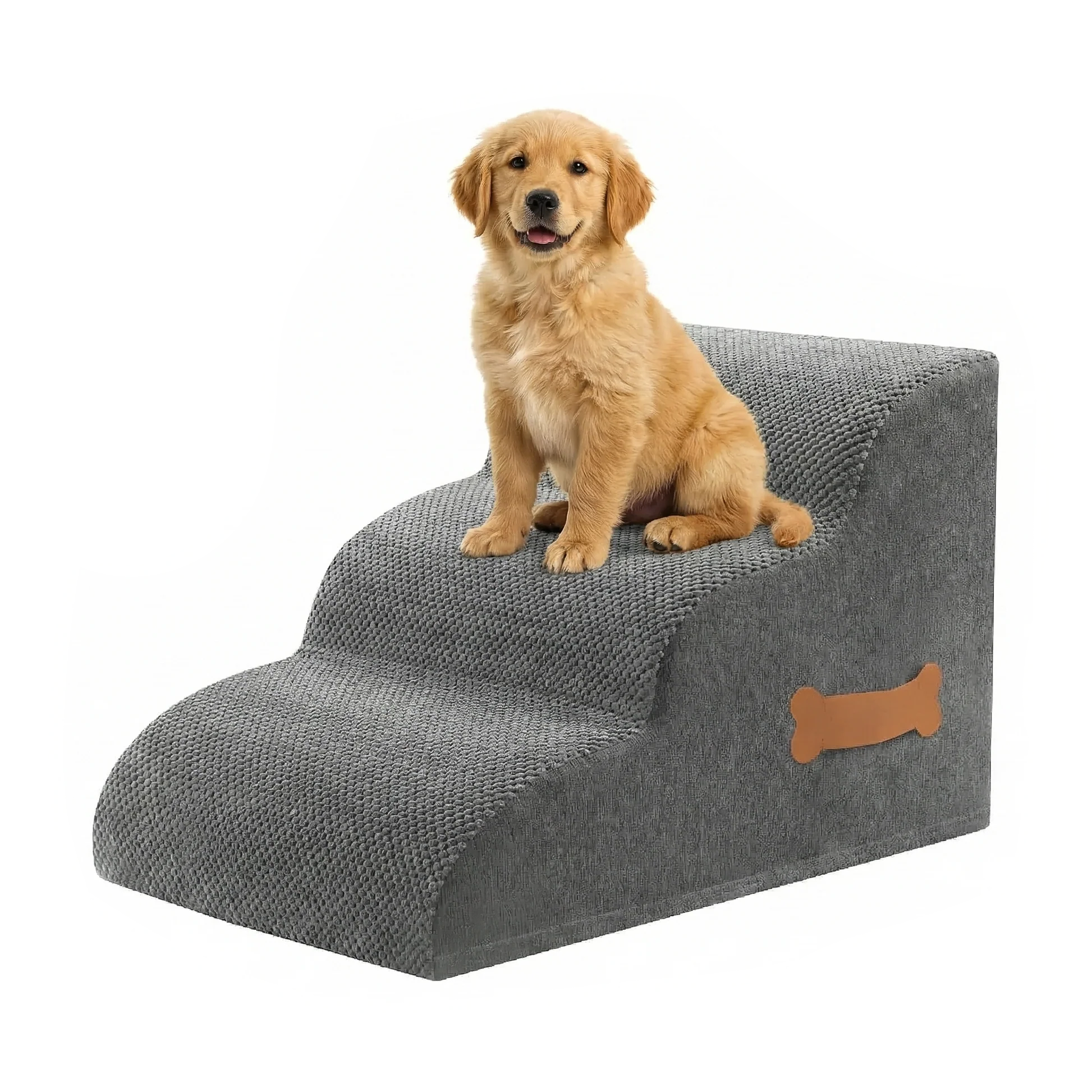 Curved Foam Dog Steps