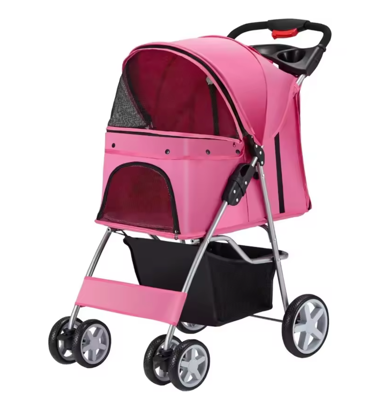 EZ Push Lightweight 4-Wheel Dog Stroller
