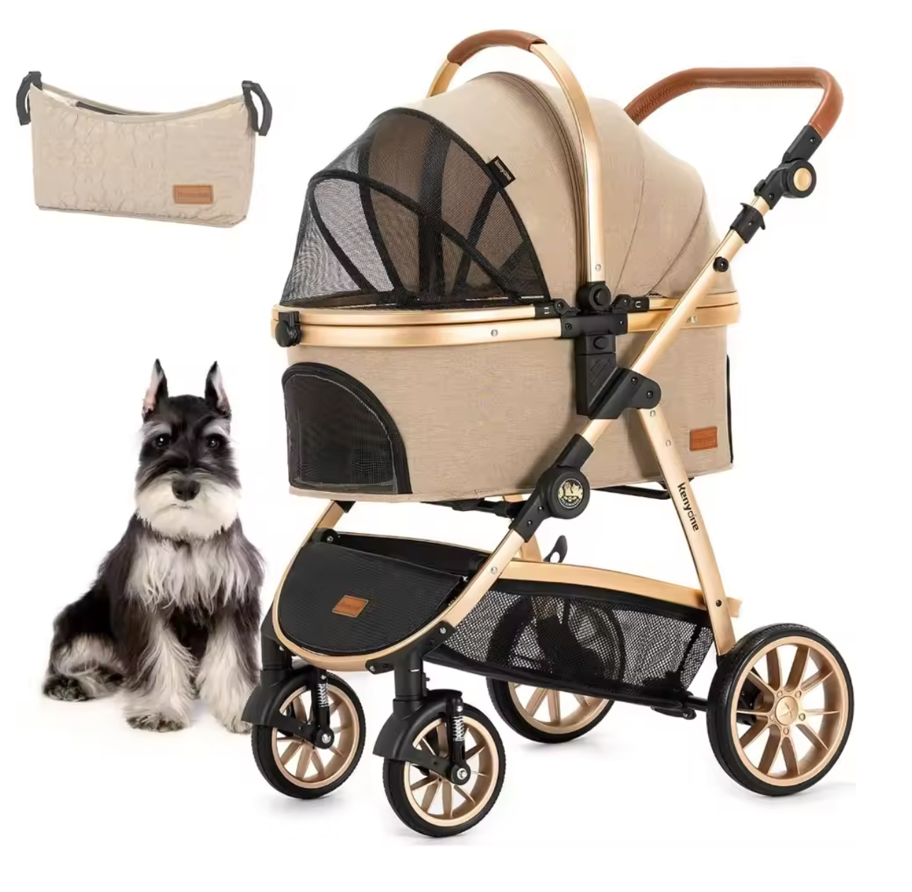 Luxe 4-Wheel Dog Stroller