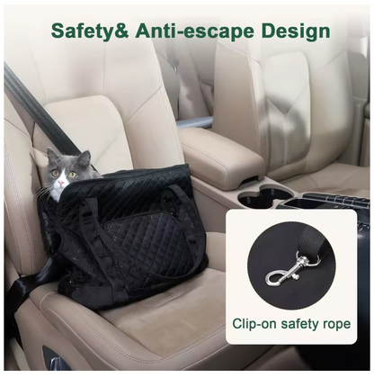 Premium Black Dog Carrier Purse