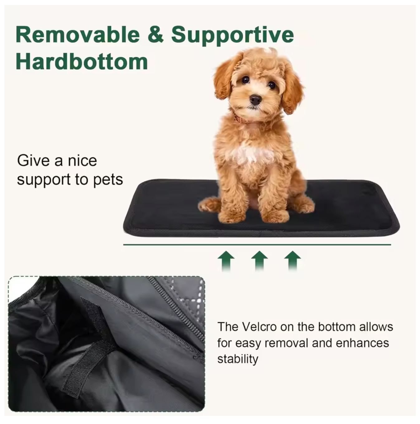 Premium Black Dog Carrier Purse
